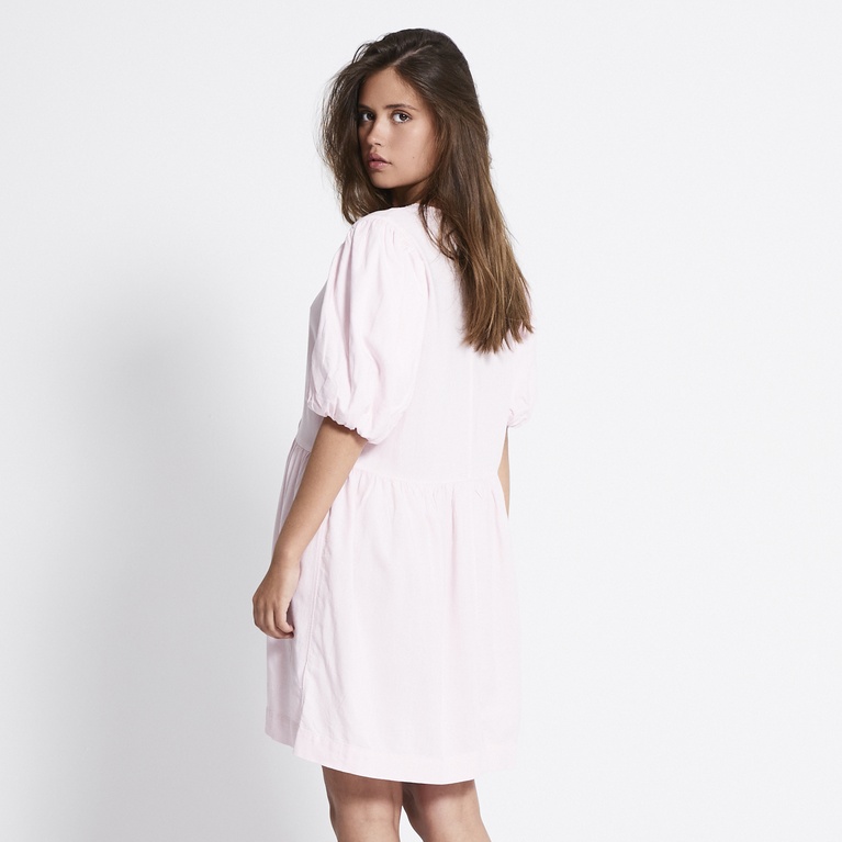 Linen blend dress "Rosie" Light Pink